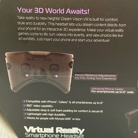 Dream Vision 360 Virtual Reality Smartphone Headset - Picture 6 of 6